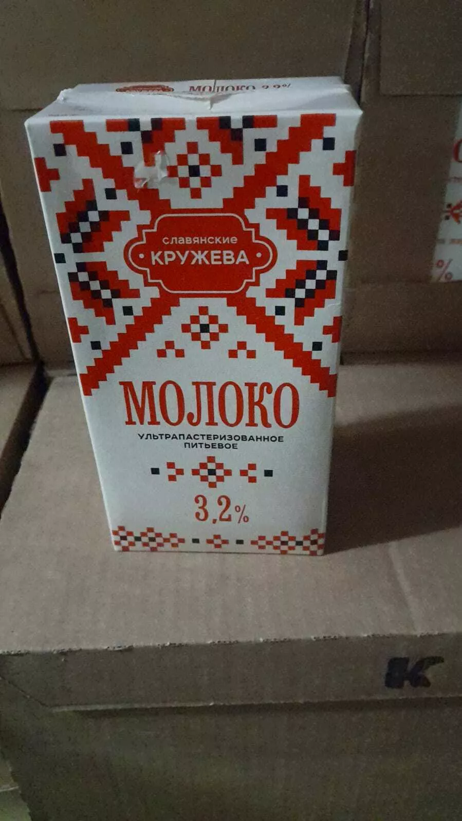 Молоко славянское кружево