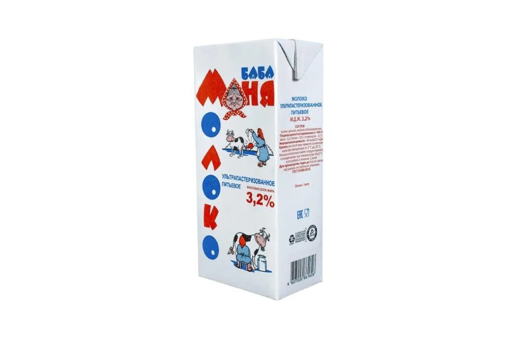  молоко 3,2% 1 литр в Москве и Московской области 3