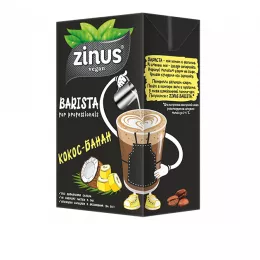 фотография продукта Молоко кокос-банан  zinus barista  1л 